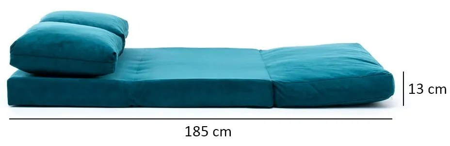 Sofa rozkładana Taida Petrol Green
