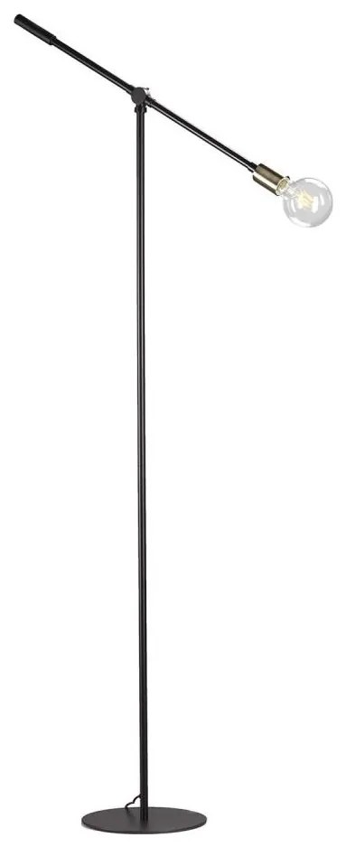 ONLI - Lampa podłogowa ASTE 1xE27/15W/230V czarny/złoty