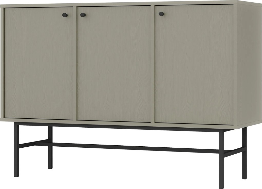 Komoda TORINO 125 cm do Salonu Sypialni Odcienie zieleni