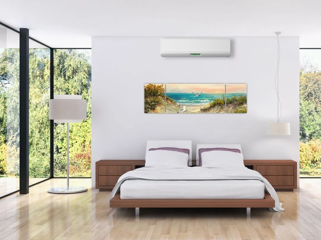 Obraz - Piaszczysta plaża (170x50 cm)