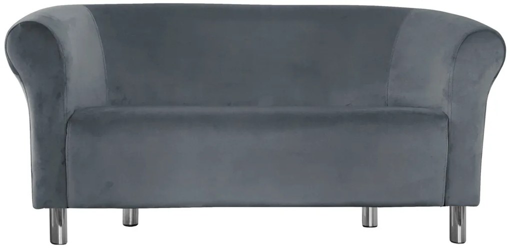Sofa Milo BL14 szary nogi chrom