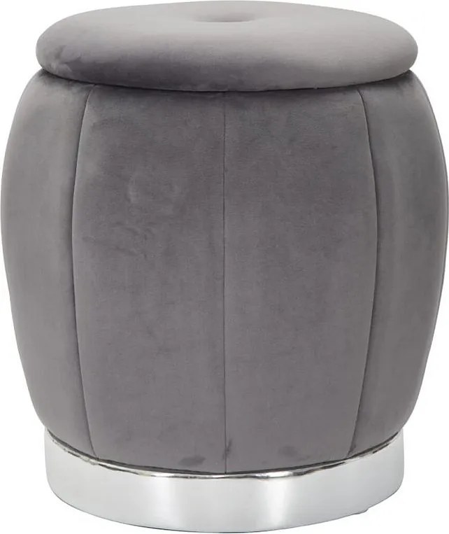 Pufa VKH356, Szary, 43x43x43 cm, Kendra Home