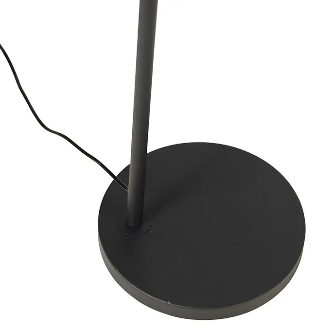 Luk Nowoczesna lampa łukowa czarna ze złotem - Arc Basic Nowoczesny Oswietlenie wewnetrzne