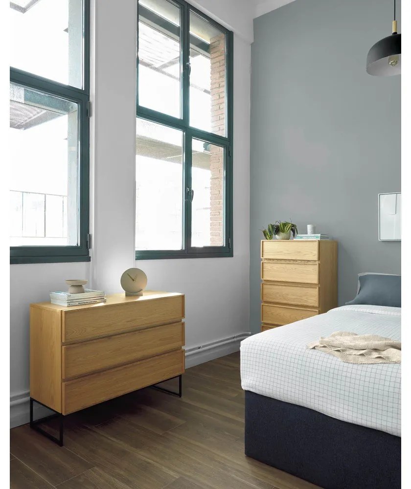 Komoda w dekorze dębu w naturalnym kolorze 100x78x42 cm Taiana – Kave Home