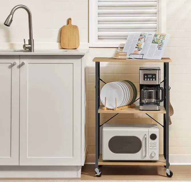 Mobilna szafka kuchenna dąb sonoma B0-L93