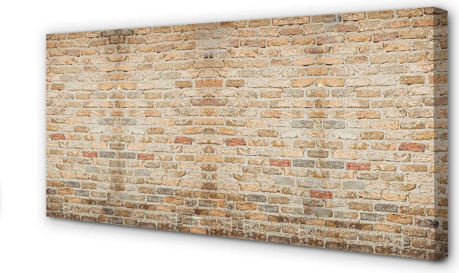 Obraz drukowany na płótnie Industrialna Czerwona Cegła