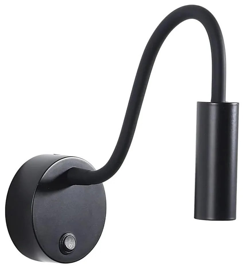 Zambelis 22049 - LED lampka fleksyjne LED/3W/230V CRI90 czarna