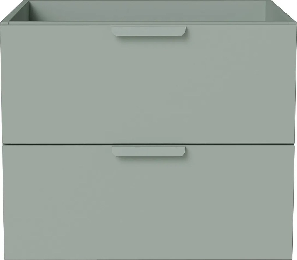 Wisząca szafka podumywalkowa – Zielony szałwiowy – S60 cm – AVORELI