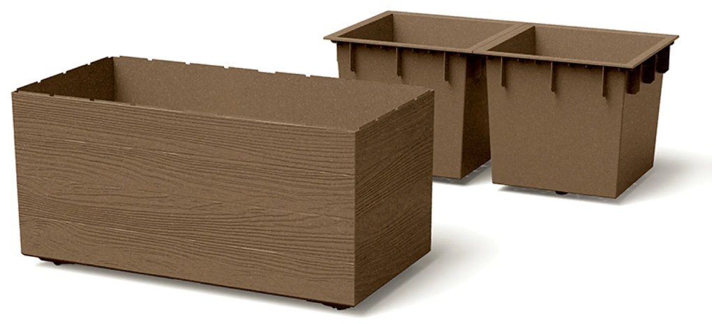 Doniczka Madera Case ECO Wood 57,7 x 28,8 x 29 cm naturo PROSPEPLAST