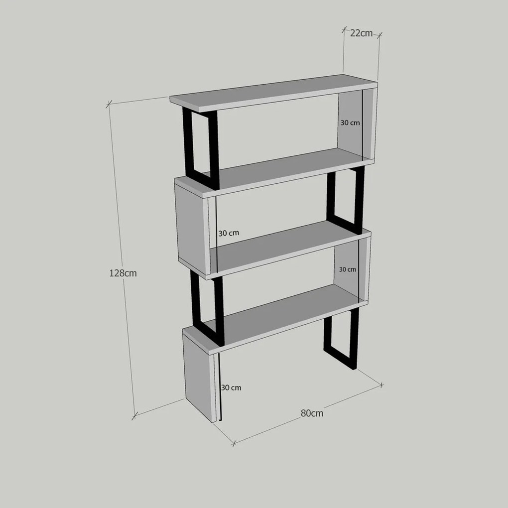 Biblioteczka Ceylan Walnut