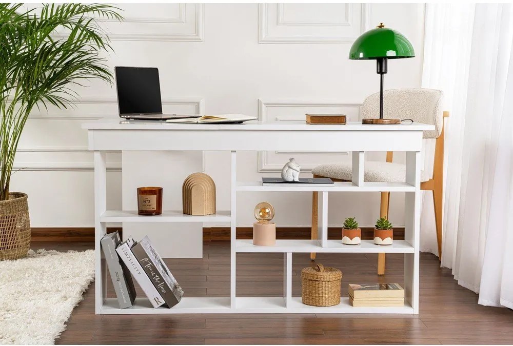 Biurko z matowym wykończeniem 120x130 cm Vesper – Kalune Design