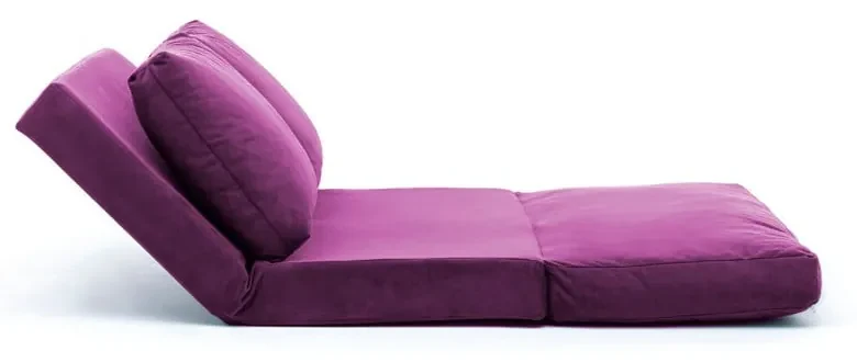 Fioletowa rozkładana sofa 120 cm Taida – Balcab Home