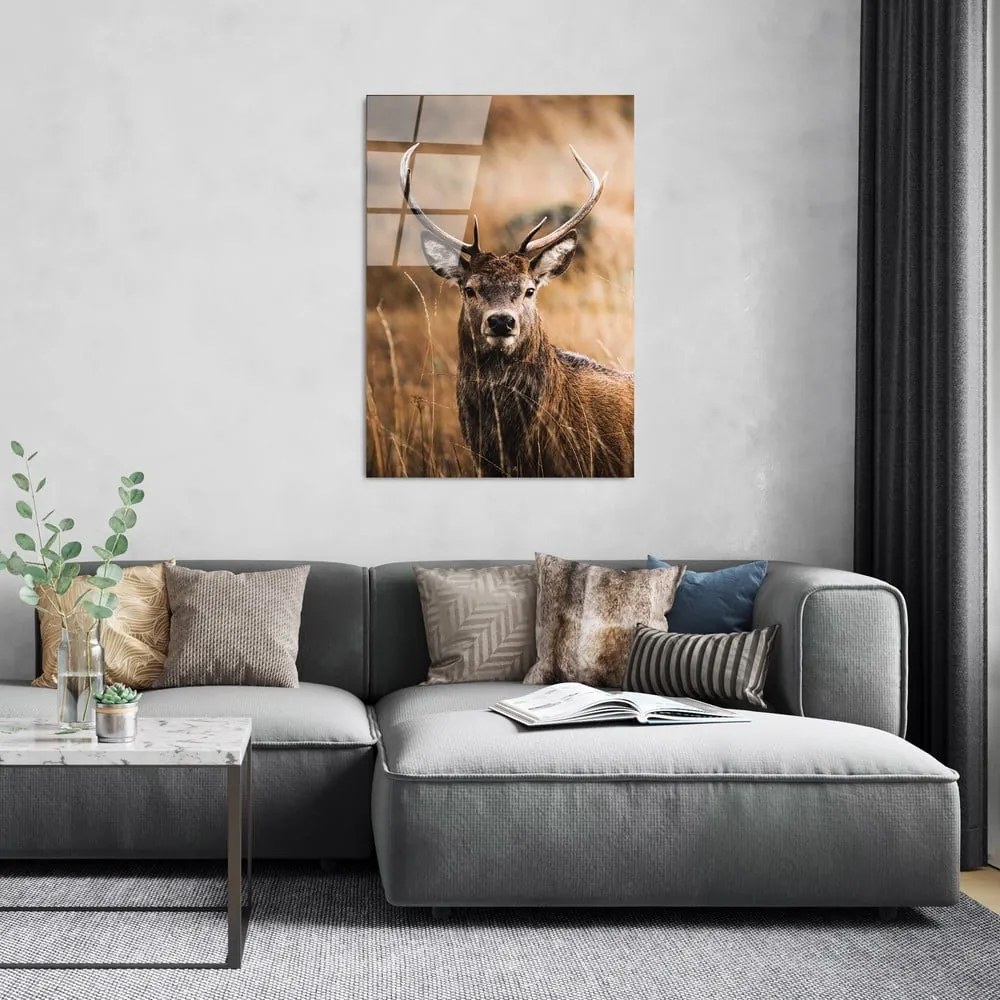 Szklany obraz 70x100 cm Deer – Wallity