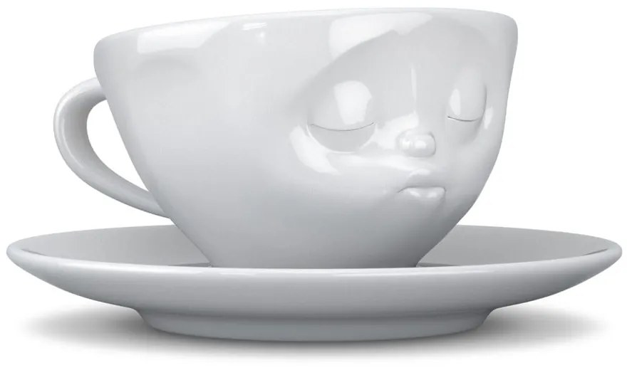 Biała porcelanowa całuśna filiżanka 58products, 200 ml