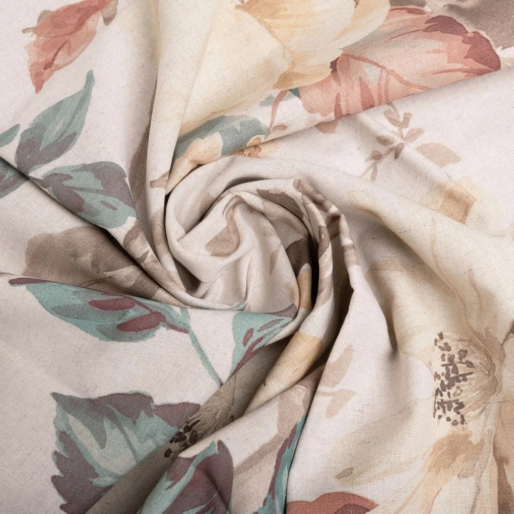 Pościel z mieszanki bawełny i lnu Rose, 160 x 200 cm, 2 szt. 70 x 80 cm