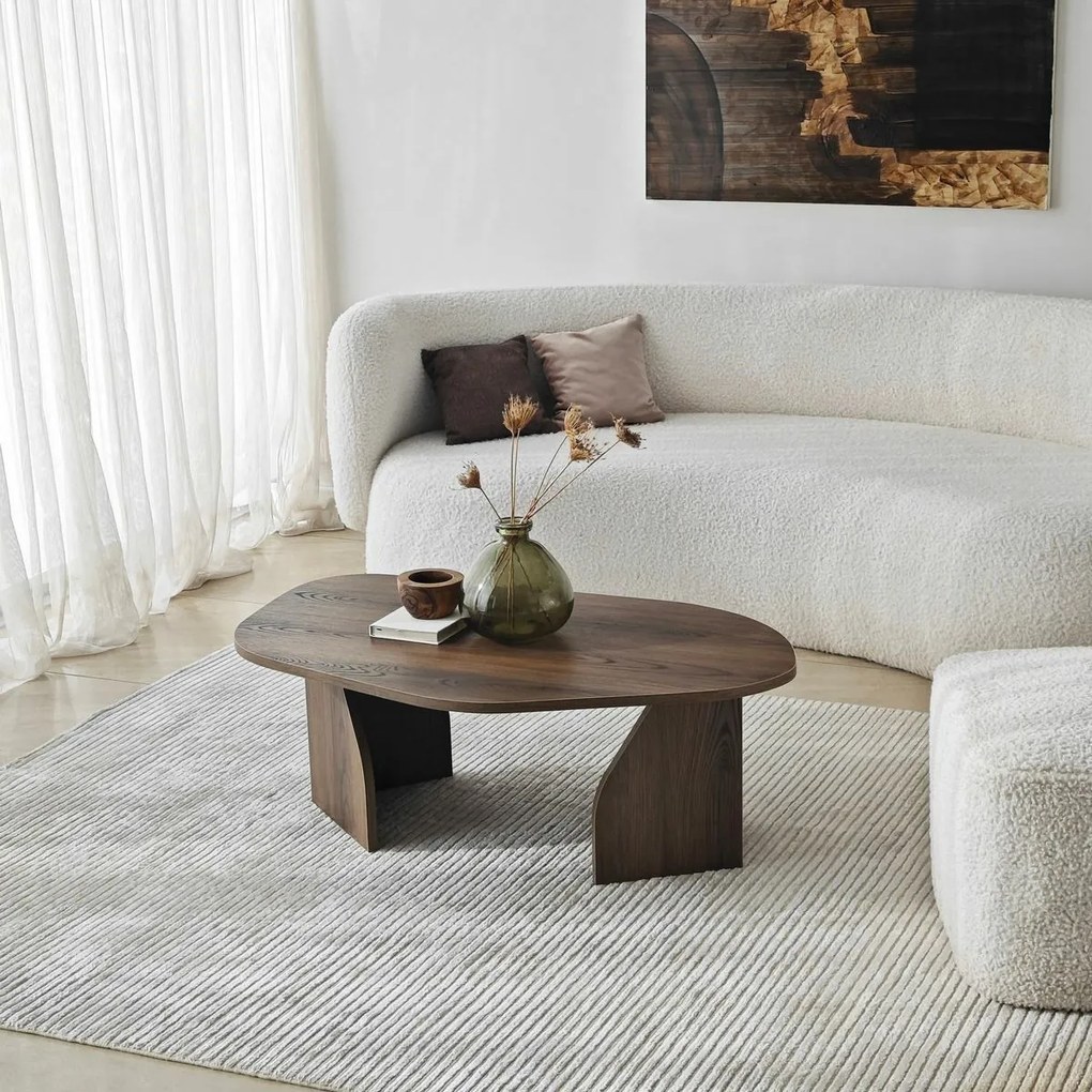 Stolik konferencyjny Rock Walnut