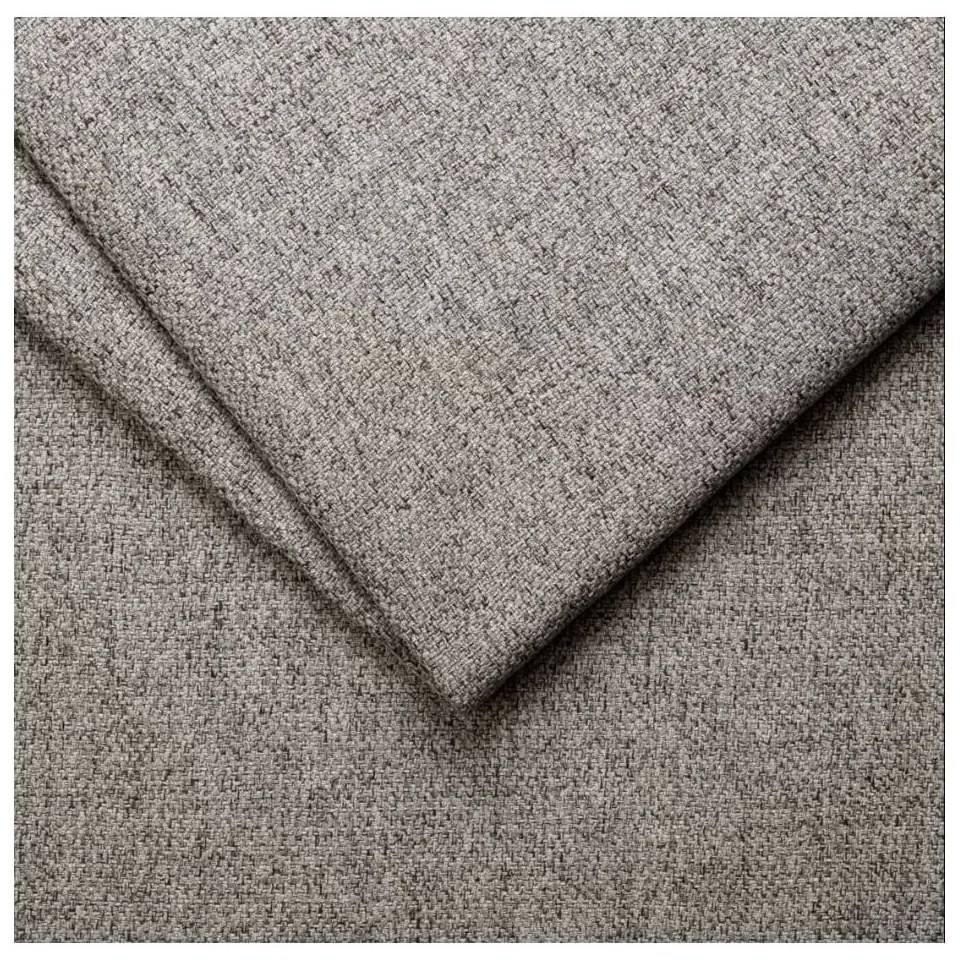 Szare tapicerowane łóżko dwuosobowe ze schowkiem i stelażem 140x200 cm Mattis – Meise Möbel