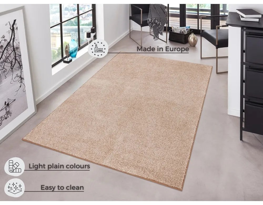 Beżowy dywan Hanse Home Pure, 140x200 cm