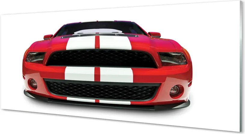 Panel szklany do Kuchni Czerwone Auto Sportowe