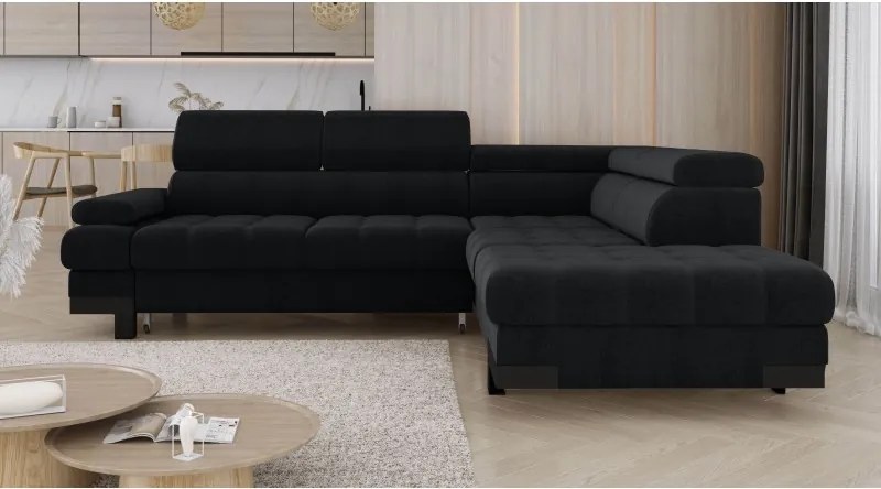 Narożnik SELVA L z funkcją spania i pojemnikiem WERSAL