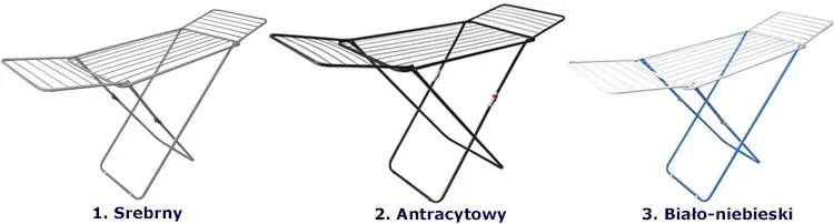 Antracytowa Stojąca Suszarka Do Ubrań R7-K13