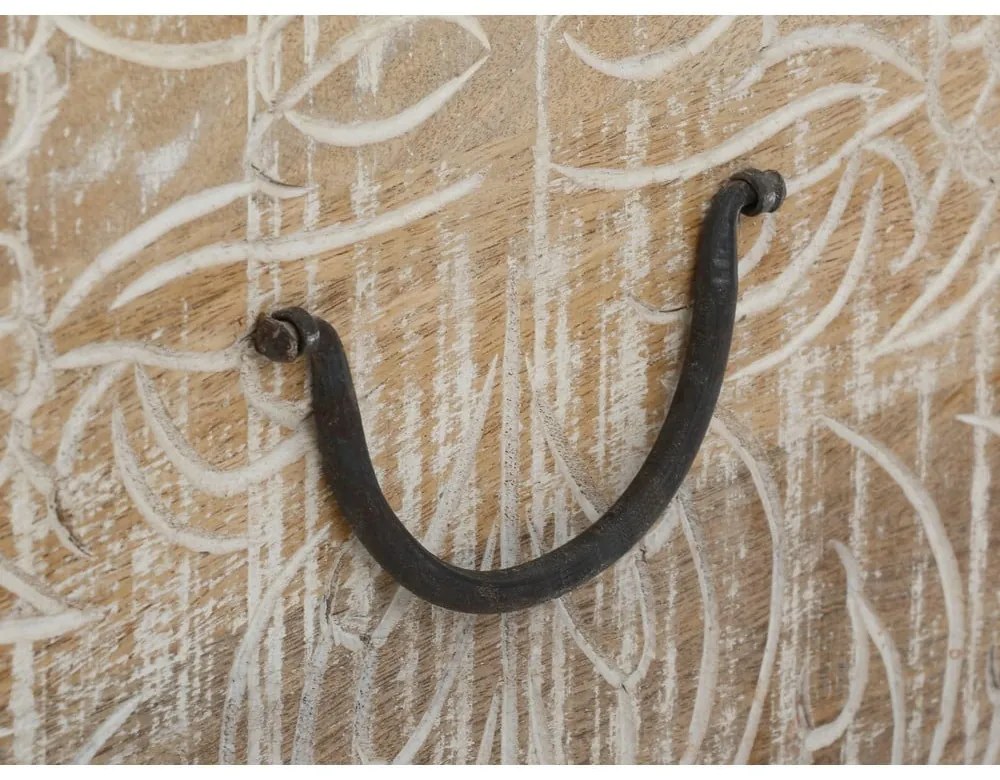 Skrzynia z litego drewna mango w naturalnym kolorze 45x50 cm Malati – Støraa