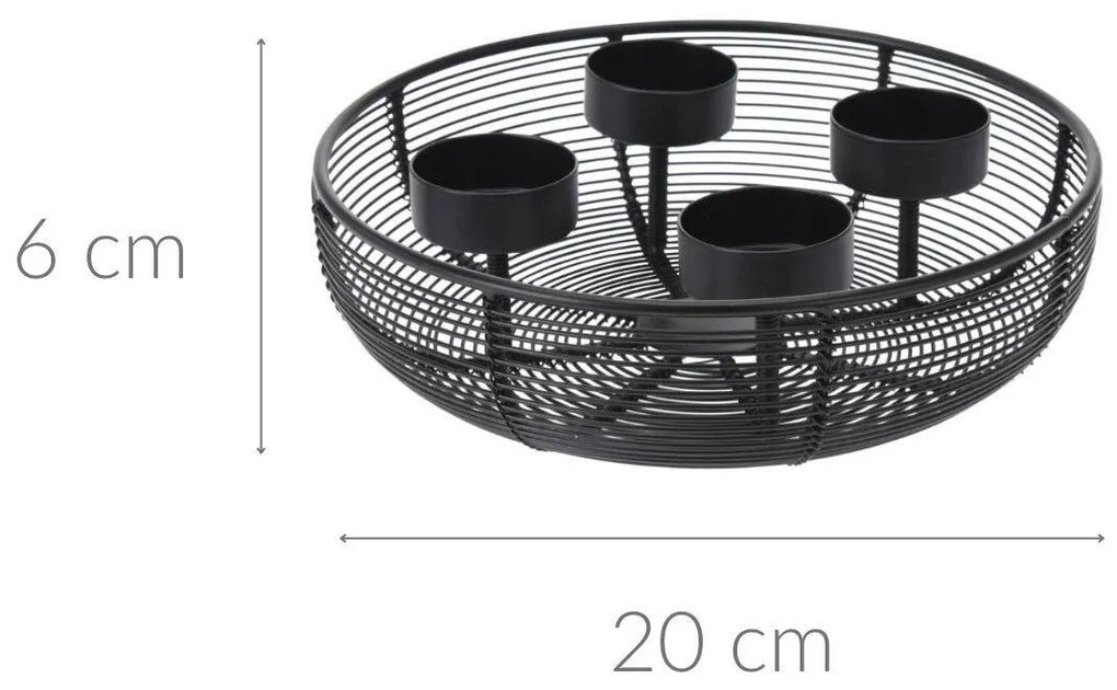 Świecznik na tealighty, Ø 20 cm