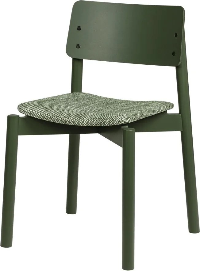 Zielone krzesło sztaplowane Wem – noo.ma