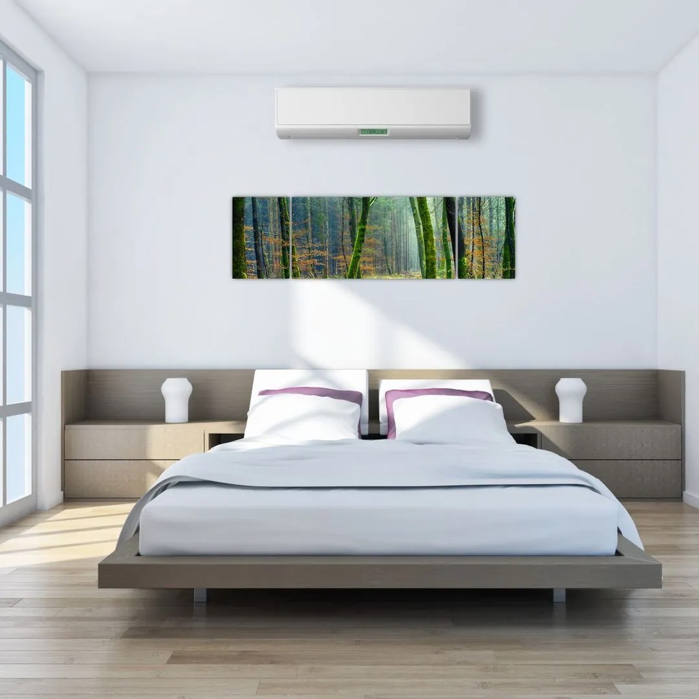 Obraz lasu (170x50 cm)
