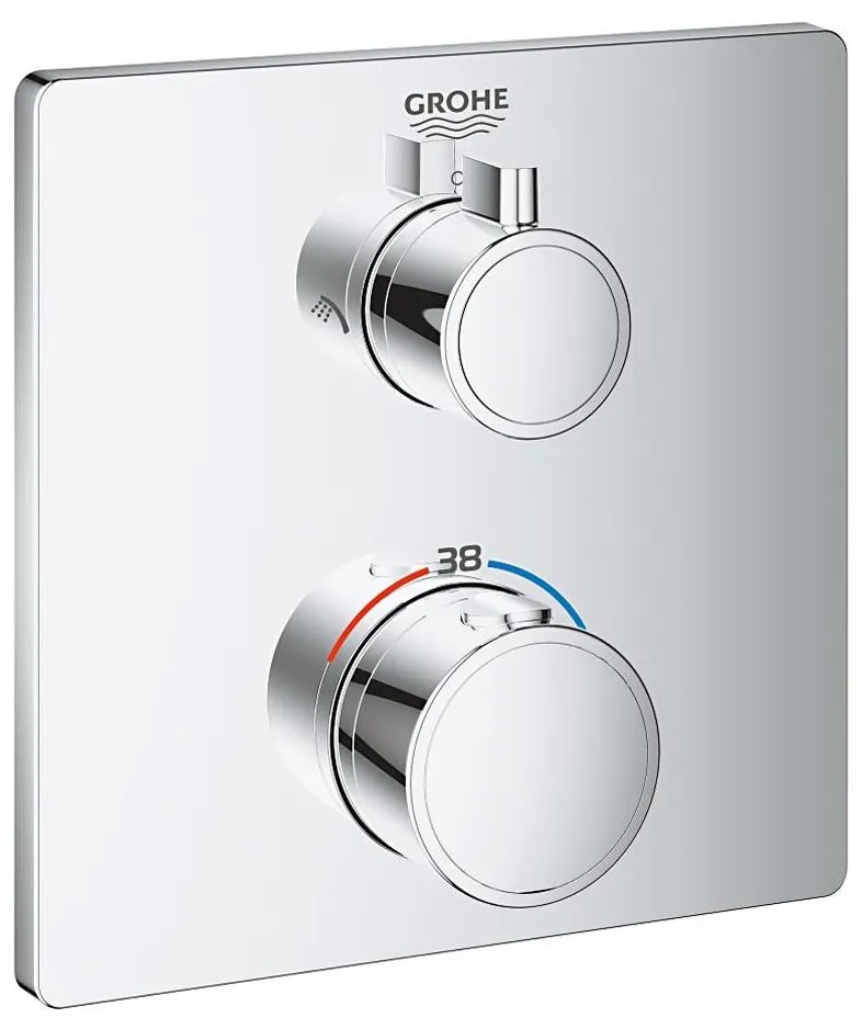 GROHE 24079000 - Termostatyczna bateria prysznicowa GROHTHERM chrom błyszczący