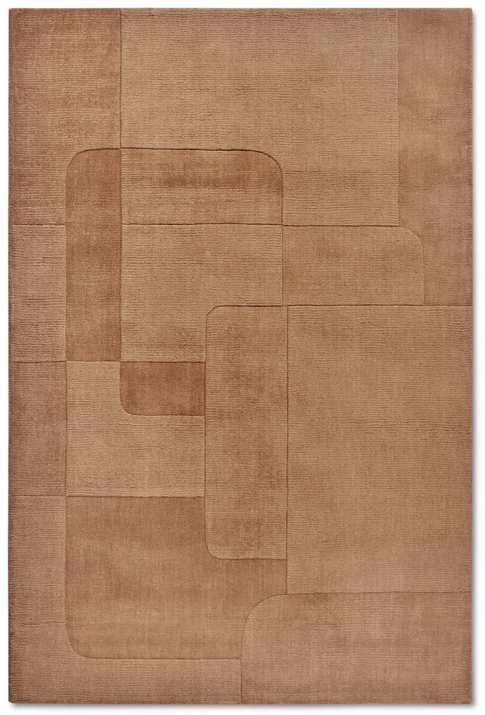 Dywan wełniany Villeroy &amp; Boch Charlotte odcienie brązowego 80 cm x 150 cm