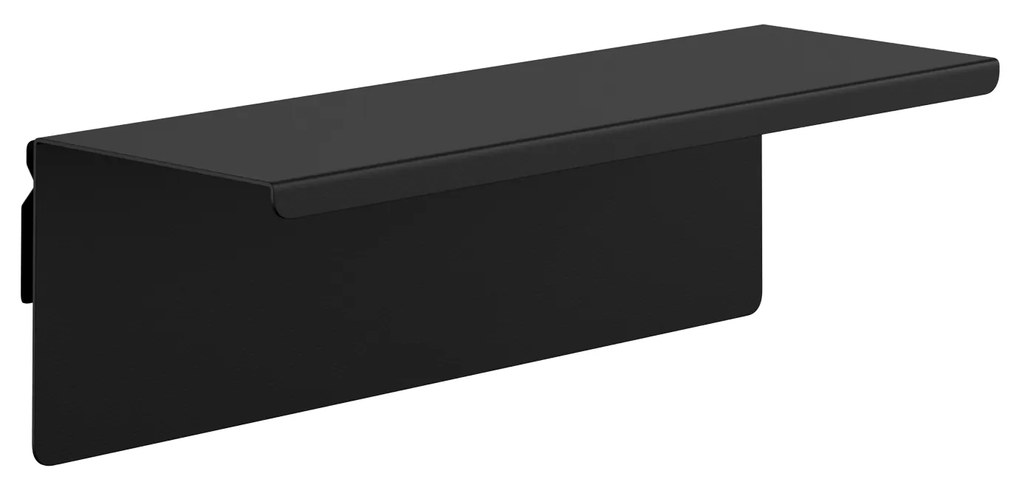 Półka wisząca JOANNE 400 mm, czarna