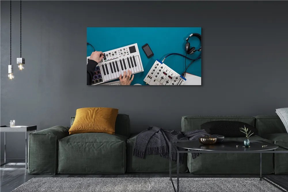 Obraz drukowany na płótnie Sprzęt Do Miksowania Muzyki