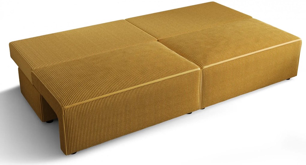 Beżowa rozkładana sofa - Lider 3X