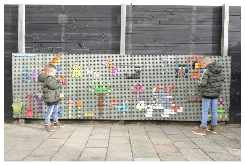Masterkidz panel ścienny tablica naukowa kreatywna stem tablica na zewnątrz outdoor + panel monatażowy 120x80cm