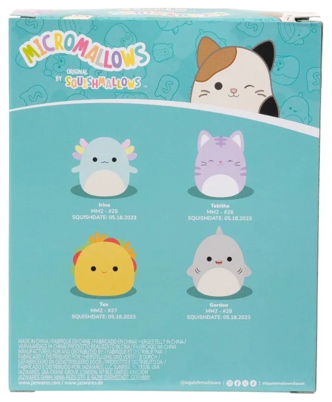 Zabawki pluszowe zestaw 4 szt. Micromallows 4Pack – SQUISHMALLOWS