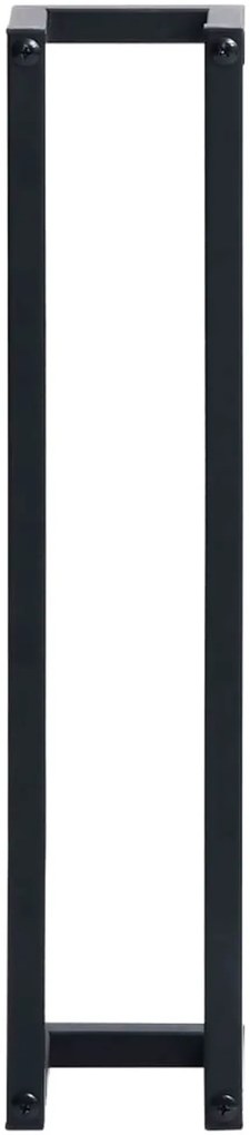 Czarny metalowy wieszak łazienkowy W8-F26