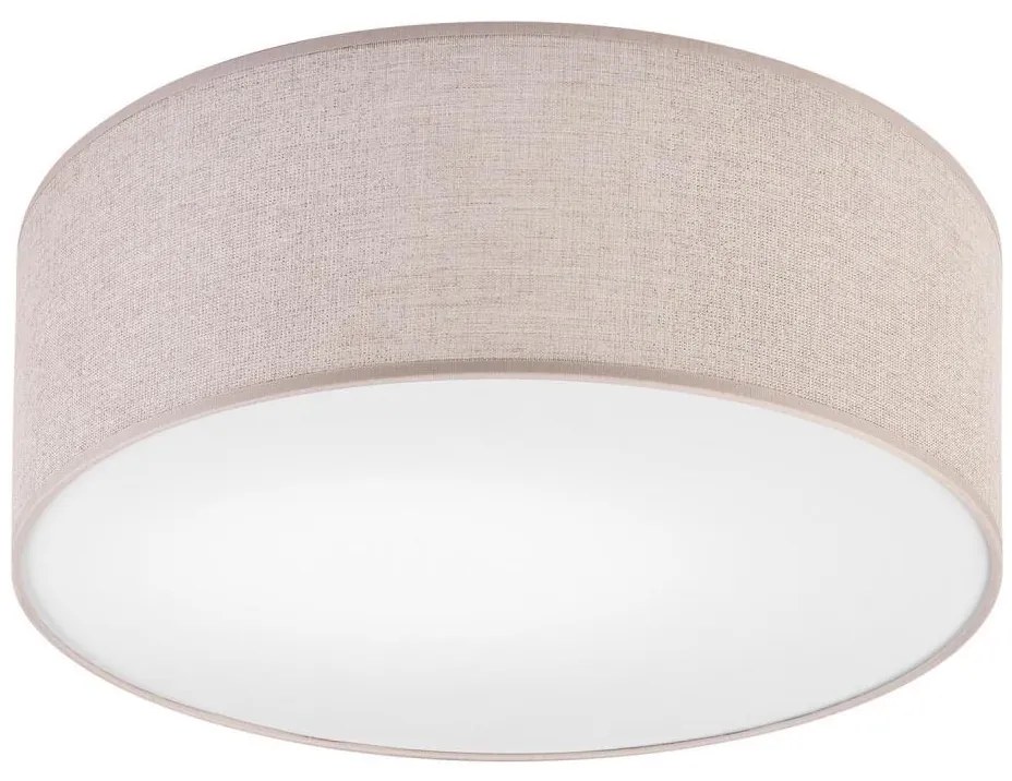 Lampa sufitowa MONTE 1xE27/60W/230V śr. 35 cm beżowa