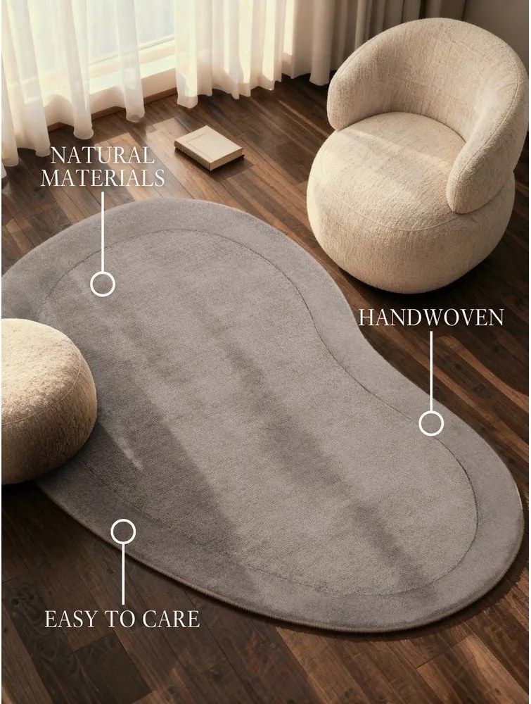 Szary dywan z mieszanki wełny tkany ręcznie 125x200 cm Kari Organic – Villeroy&amp;Boch