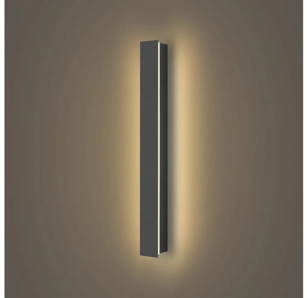 Brilagi - LED zewnętrzna oprawa ścienna LINEAR LED/12W/230V 3000K IP65 antracyt