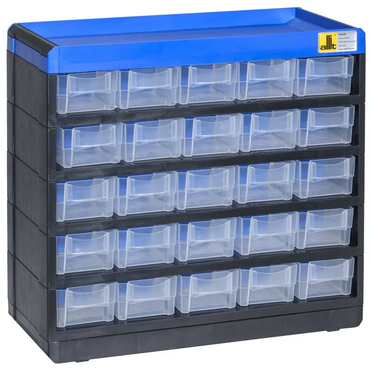 Plastikowy organizer z szufladkami VarioPlus Pro 29/50, 25 szufladek