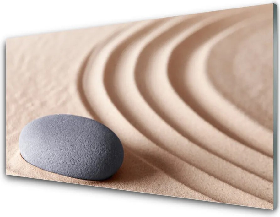 Panel Szklany do Kuchni Struktura Warstwowa Piaskowca