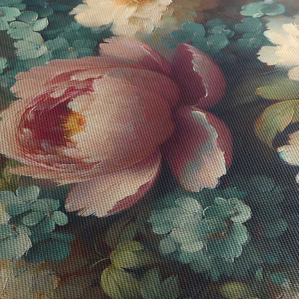 Obraz - Martwa natura z kwiatami - obraz (125x70 cm)