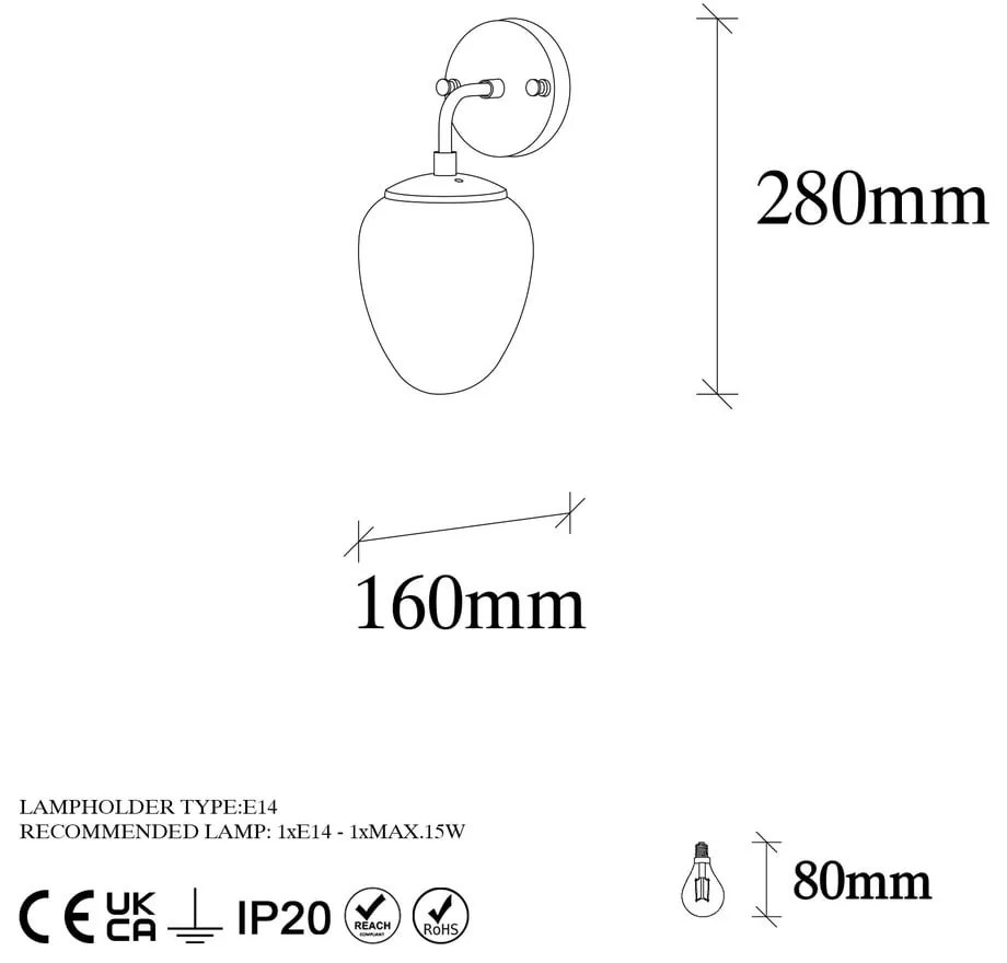 Kinkiet w kolorze brązu ø 12 cm Ns – Opviq lights