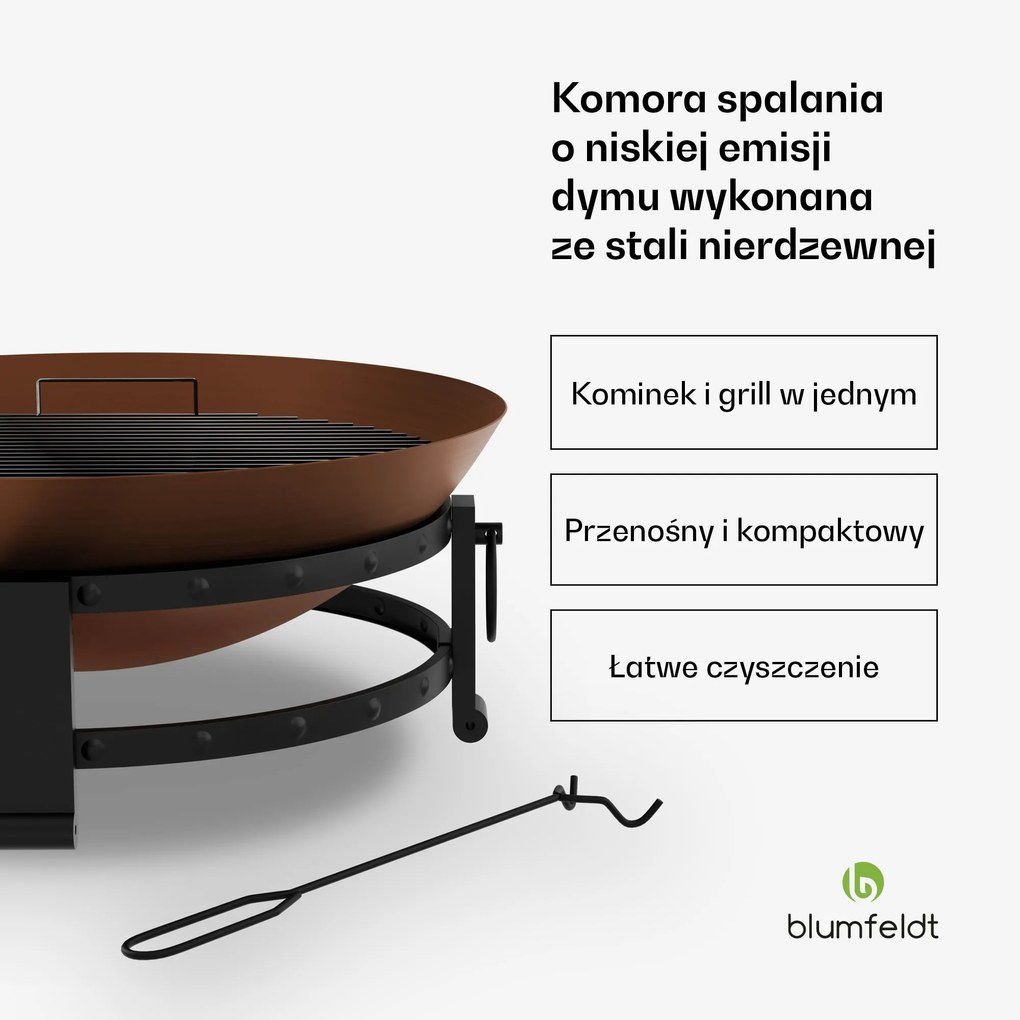 Blumfeldt Magnus 2 v 1 palenisko ogrodowe