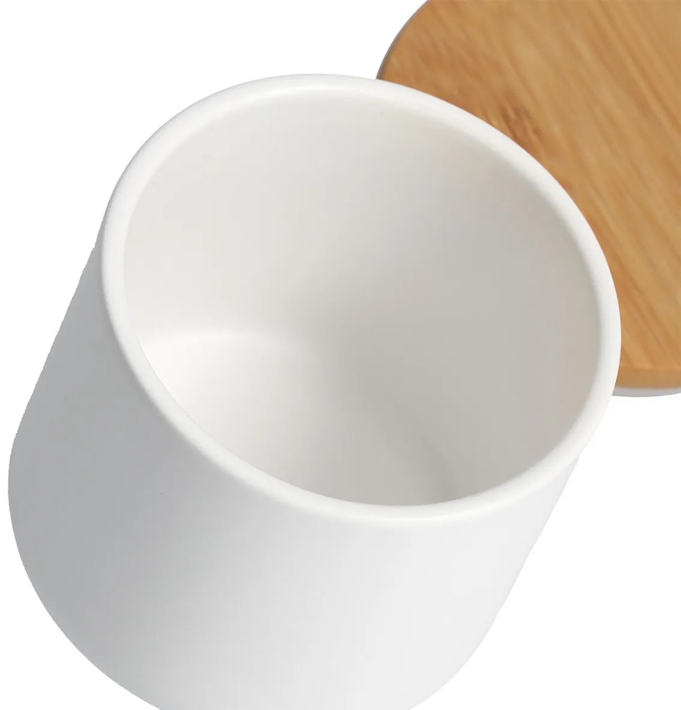 Ceramiczny słoik z wieczkiem, na produkty sypkie, 320 ml