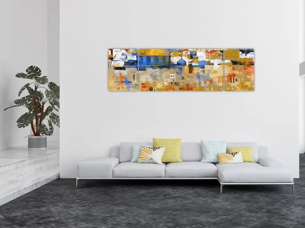 Obraz - Ściana płaczu, Jerozolima, Izrael (170x50 cm)