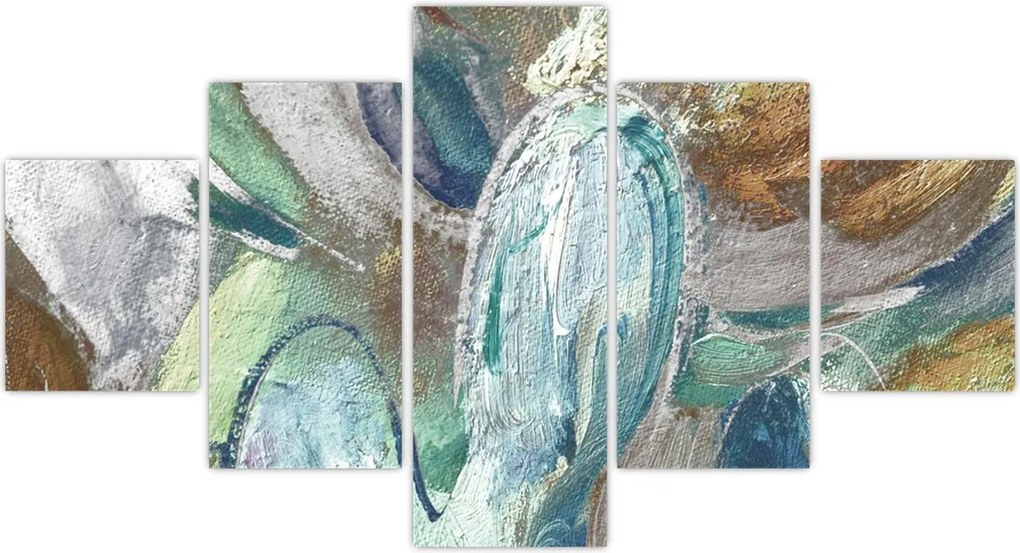 Obraz - Abstrakcyjny obraz postaci (125x70 cm)