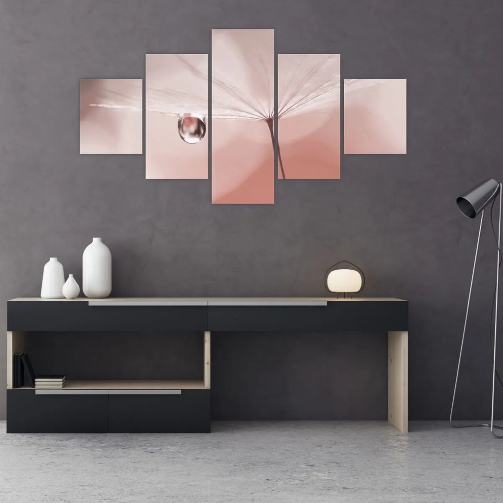 Obraz - Kropla rosy (125x70 cm)