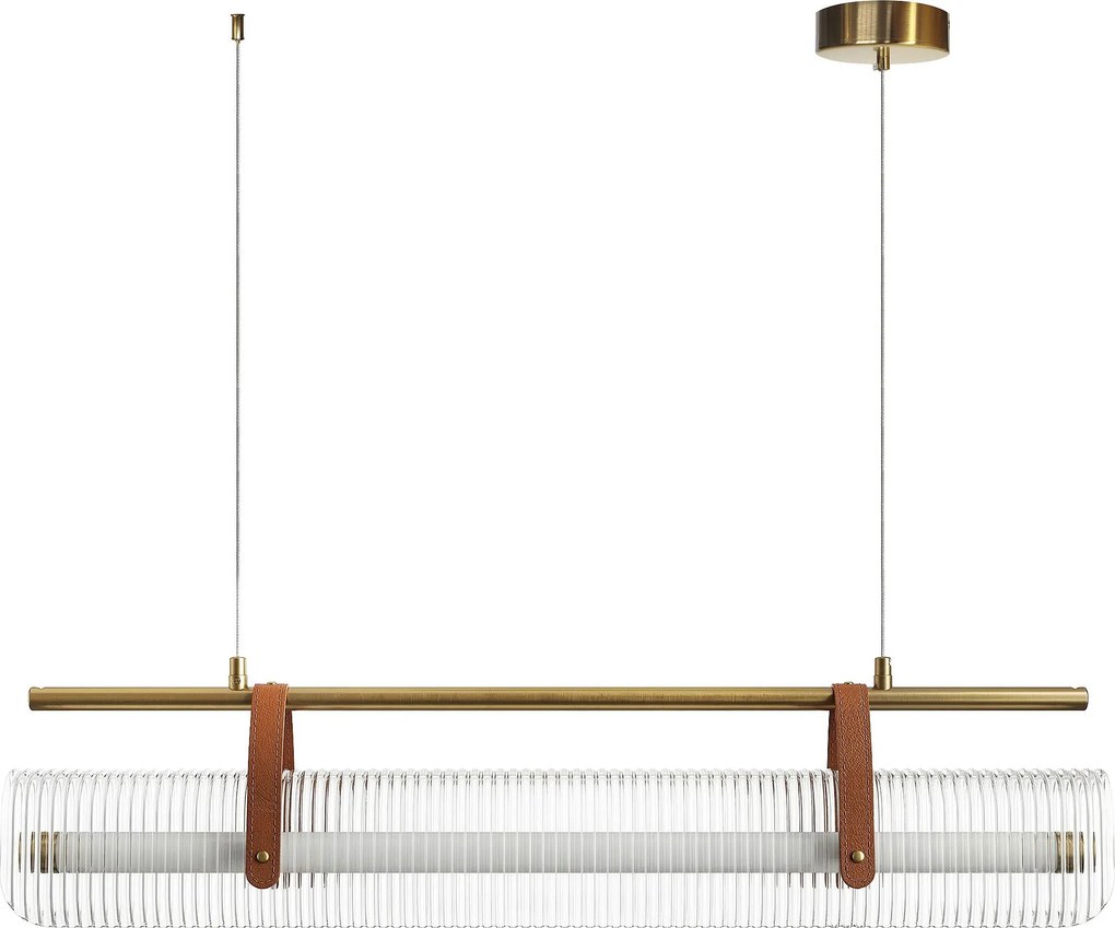 Lampa wisząca LED APP1796-CP Złota Szczotkowana